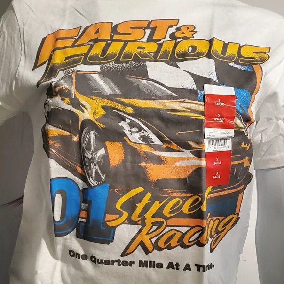 Nissan 350Z Fast & Furious Tokyo Drift Graphic Tee ~ Size Small 34/36 NWT - Picture 2 of 12
